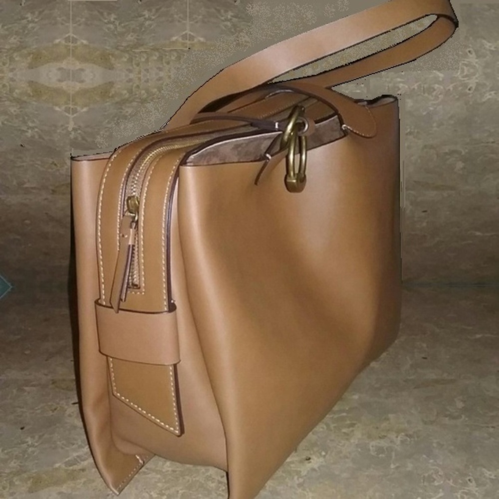 Sleek Soft Supple Large Tote NEW WITH TAGS!
